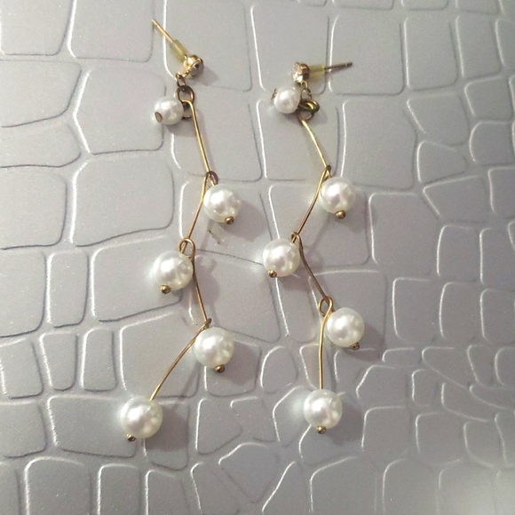 VINTAGE Pearl Earings - Picture 2 of 4